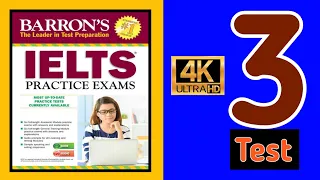 BARRON'S IELTS LISTENING TEST - 3 | barron's ielts listening test - 3 | IELTS | RUTVIK IELTS |