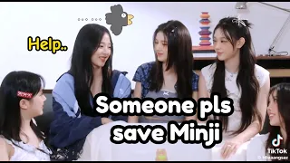 Newjeans’s members DON’T let Minji breathe