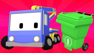 Micile Camioane - Camionul de gunoi - Desene animate educaţionale pentru copii