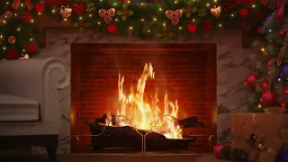 Glee Cast - Jingle Bell Rock (Official Fireplace Video - Christmas Songs)