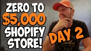 Chris Record - ZERO TO $5,000 SHOPIFY STORE TRAINING - DAY 2