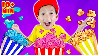 Yummy Popcorn Song + More Nursery Rhymes and Kids Songs
