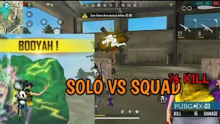 Barbar Solo vs Squad di bermuda auto booyah 16 Kill | FreeFire Indonesia