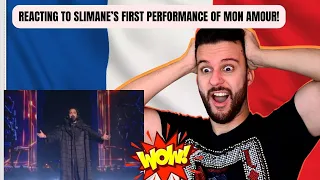 🇫🇷 REACTING TO SLIMANE'S FIRST LIVE PERFORMANCE OF MON AMOUR!