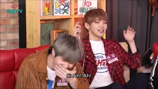 [ENG SUB] JBJ Kenta's mistake when reading out hand measurements
