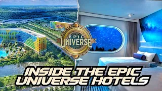 Inside the BRAND NEW Epic Universe Hotels at Universal Orlando Florida