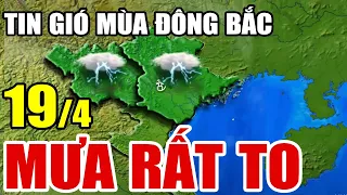 Dự báo thời tiết hôm nay mới nhất ngày 19/4 | Dự báo thời tiết 3 ngày tới #thờitiết