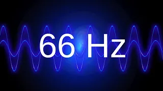 66 Hz clean pure sine wave BASS TEST TONE frequency