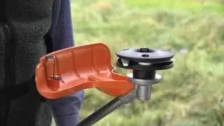 Установка на мотокосу косильной головки STIHL PolyCut 20-3