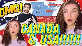New Zealand Girl Reacts to North American Accents - CANADA and USA  - Accent Expert (Part 3)