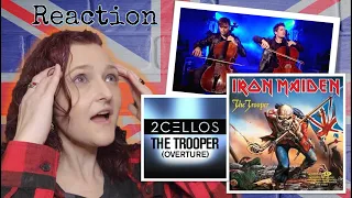 Music Video Reaction: 2CELLOS 'The Trooper Overture'