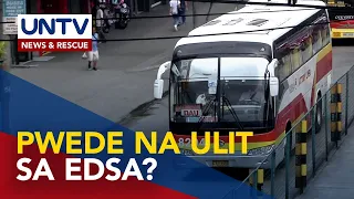 Provincial buses, papayagan muli sa EDSA mula Dec. 24, 2022 - Jan. 2, 2023