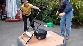 Homemade Hovercraft First flight