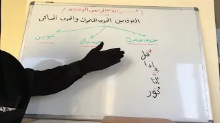 الحرف المتحرك والحرف الساكن(٥)التجويد العملي