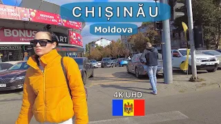 Walking in Chisinau, Moldova [4K UHD]