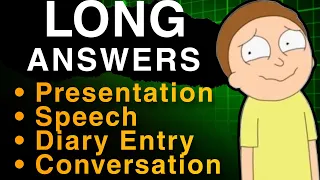 Class 10 English Long Answers Tricks🔥 (Diary entry, Speech draft, Presentation draft, Conversation)