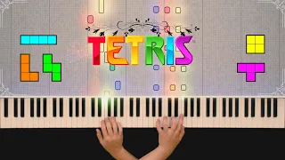 Tetris Theme Variations - Intermediate Piano Cover / Tutorial - 俄罗斯方块 主题曲