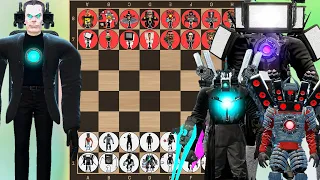 CHESS ranks up tournament GMAN Team vs TITANS Team in Garrys Mod