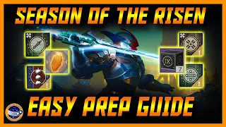Destiny 2 -  The Witch Queen And Season Of The Risen Preparation Guide !