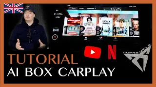 Cupra Formentor | YOUTUBE, NETFLIX and more in CAR | AI Box CarPlay | Tutorial