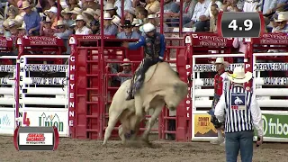 Stetson Wright Wins Second Bull Riding Championship at Cheyenne Frontier Days