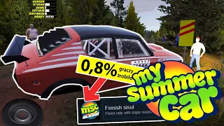 Ukończyłem rajd bez jednego koła! [Zdobywca osiągnięć] - My Summer Car #156