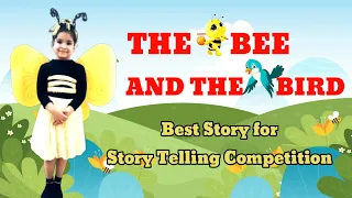 The Bee and The Bird | Short stories | one minute story in English | Kids bee costume