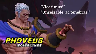 LATIN ?? PHOVEUS VOICE LINES || MOBILE LEGENDS