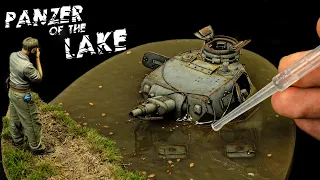 Panzer Of The Lake - Epoxy Resin Water Diorama