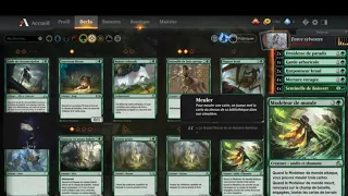 Comment jouer avec un deck vert dans Magic The Gathering Arena ? Mes premiers combats ! # Game2 #