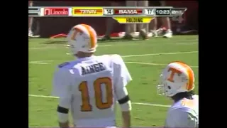 2007 #20 Tennessee vs. Alabama Highlights