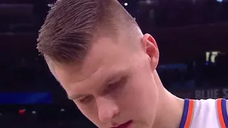 Kristaps Porzingis  with the most trill postgame interview ever 😂😂