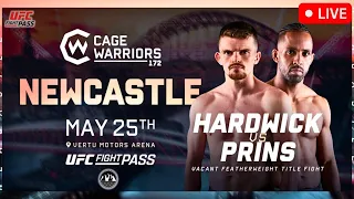 Cage Warriors 172 Hardwick vs Prins | LIVE STREAM | MMA Fight Companion | Newcastle England | CW 172