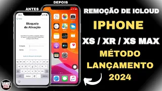 Como remover iCloud do iPhone XS, XR, XS MAX, método novo em 2024 (VIA SERVIDOR) Servidor de iCloud