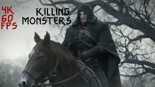 Witcher 3 "Killing Monsters" Cinematic Trailer in 4K 60fps