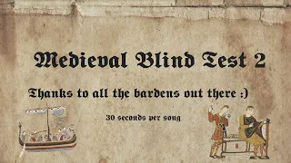 Medieval blindtest 2 [bardcore]