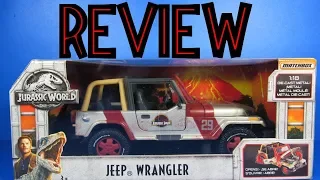 1:18th Scale Jurassic Park Jeep Wrangler Diecast Review