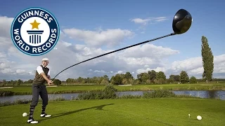 Longest 'usable' golf club - Guinness World Records 2015