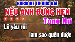 Karaoke Nhạc Sống Nửa Bài Tone Nữ | Liên Khúc Bolero Nhạc Trữ Tình Tuyển Chọn Những Bài Siêu Hay