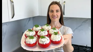 Помидоры с Творожной Начинкой Вкуснейшая Закуска!!! / Фаршированные Помидоры / Tomato Appetizer