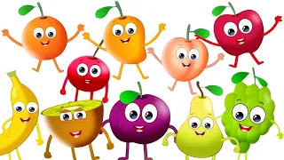 Ten Little Fruits Jumping On The Bed + More Baby Songs And Rhymes for Kids