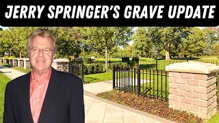 Jerry Springer's New Headstone and Grave at Memorial Park Cemetery