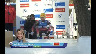 St.Moritz - Celerina Luge European Championships Women 2nd Run