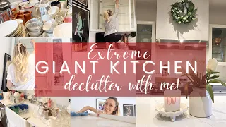 2021 EXTREME KITCHEN DECLUTTER + CLEAN WITH ME // HOME EDIT CLEANING MOTIVATION // Lauren Nicholsen