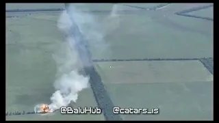 Two Russian 2A65 Msta-B Howitzers Destroyed South of Robotyne -- Ukrainian Counteroffensive