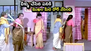 SHE DID NOT LIKE THEIR WORK AND CLOSED THE DOOR IN THEIR FACE | SHARADA | TELUGU CINE CAFE