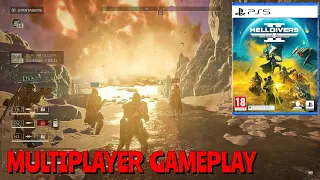 PS5: HELLDIVERS 2 Multiplayer Gameplay (4 player co-op)