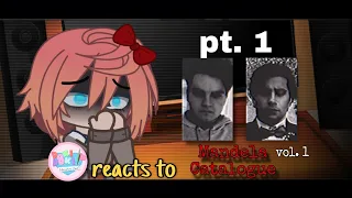 The Dokis react to the Mandela Catalogue Vol. 1 // Gacha Club Reaction // Ft. DDLC