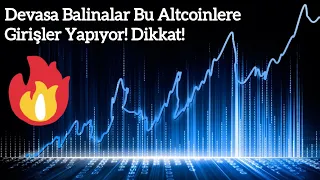 Devasa Balinalar Bu Altcoinlere Girişler Yapıyor! Dikkat! | Kripto Haber.