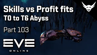 EVE Online - Skills vs Profit fits - T0 to T6 Abyss Part 103